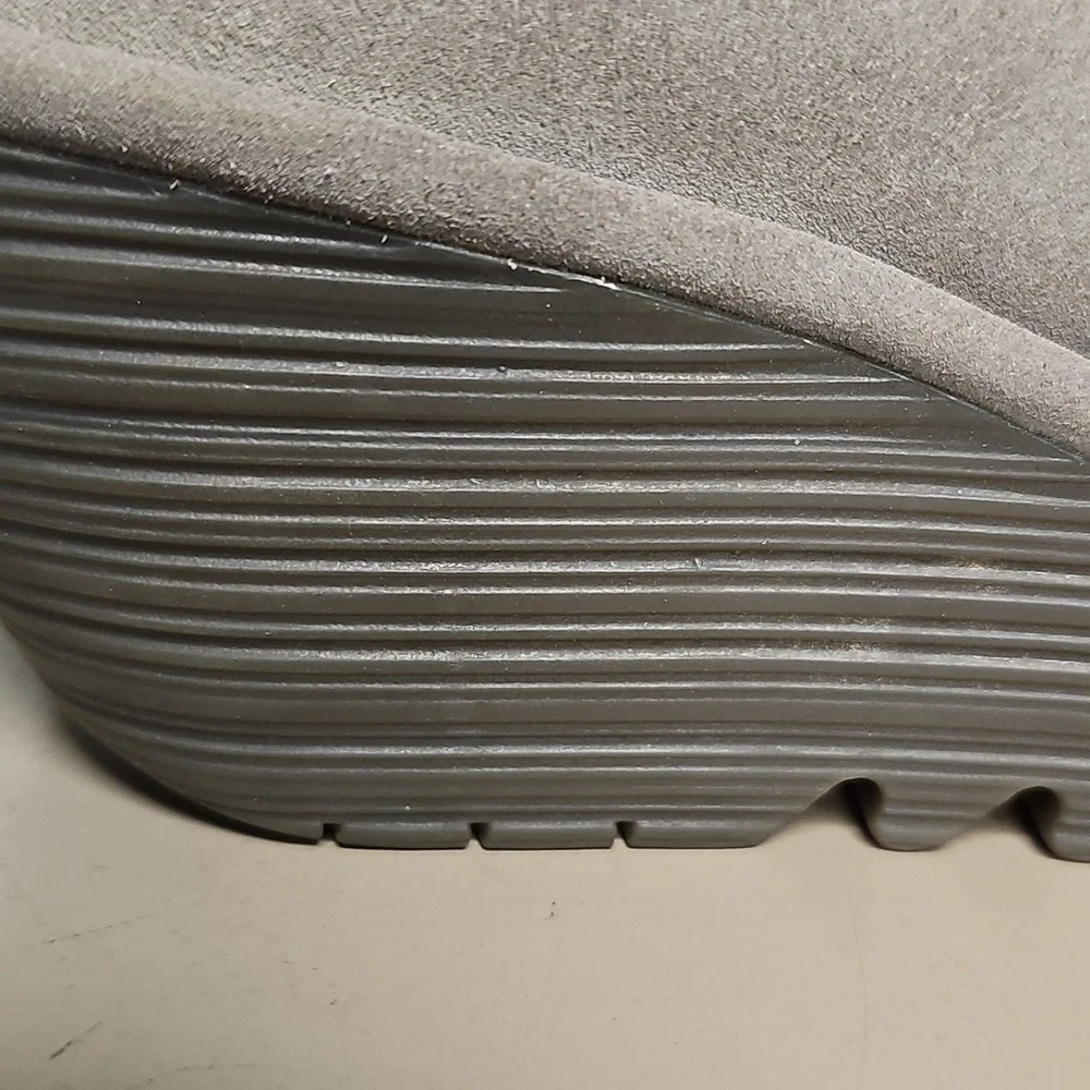 Fly London Yaz Grey Suede Wedge Heels Size 7.5/38 - Picture 7 of 11